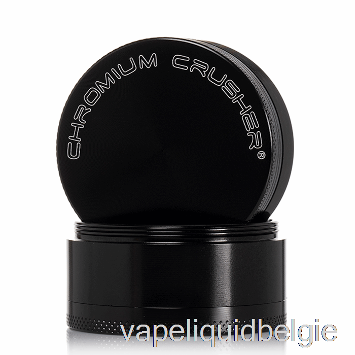 Vape Vloeibare Chroombreker 2,2 Inch 4-delige Molen Zwart